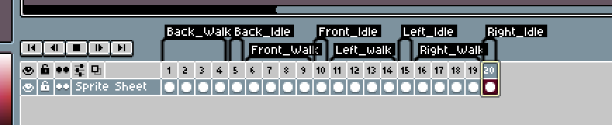 Multiple tagged regions in Aseprite